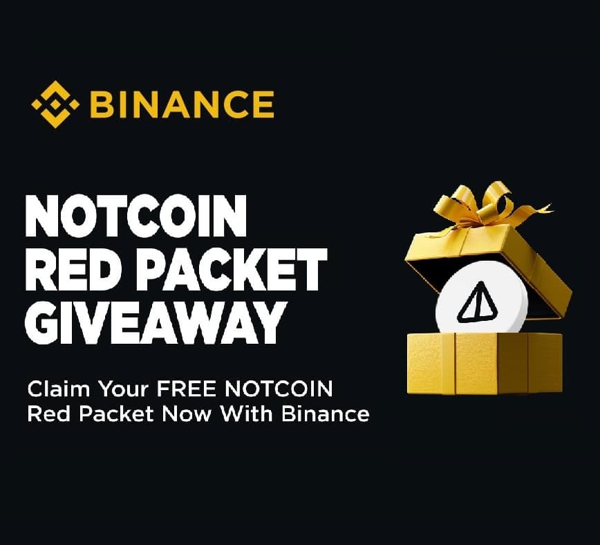 Binance red packed NOT coin giveaway